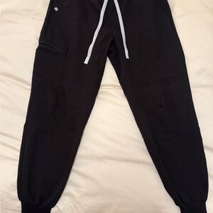 Figs Black Technical Jogger Pants